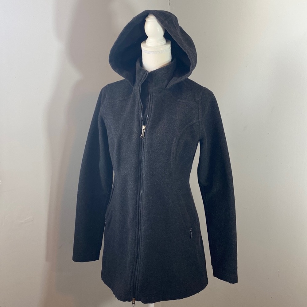 Black Marmot Wool Blend Jacket